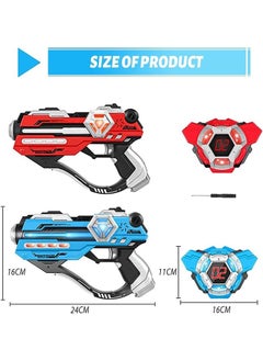 Garlo Laser Tag Guns Set of 4 Laser Tag Guns with Digital LED Score Display Vests,Gifts for Teens and Adults Boys & Girls,Adults and Family Fun,Gift for Kids Ages 6 7 8 9 10 11 12+Year Old Boy  - Image 4