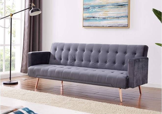 Fascination FASINATION Sofa Legs Sofa Furniture PVD Glossy Finish Cone Shape Design Sofa Leg Set of 4, 6 Inch,Rose Gold - Image 3