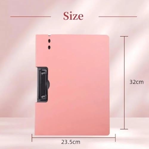 LUVINA A4 Foldable Clipboard File Folder | 360° Flexible Writing Pad with Double Metal Clips | Vertical & Horizontal Clipboards for Students Office School Work (Horizontal File Clipboards, 4) - Image 4