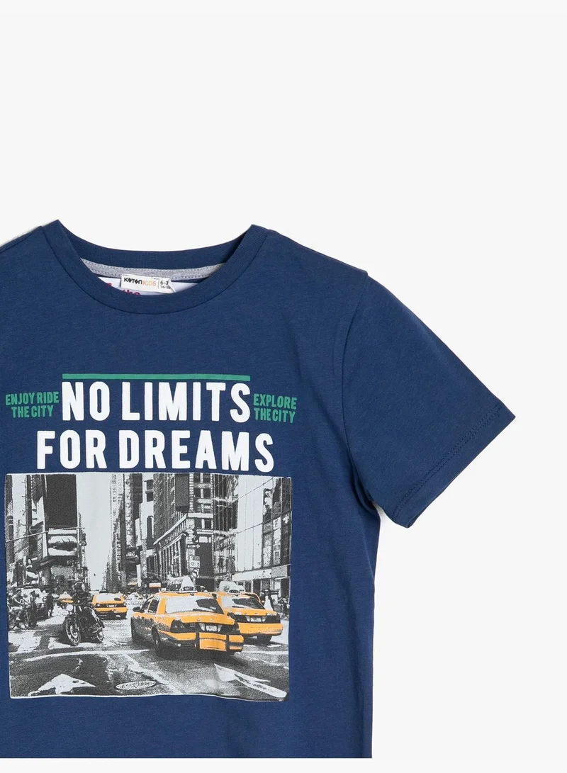 KOTON Letter Printed T-Shirt