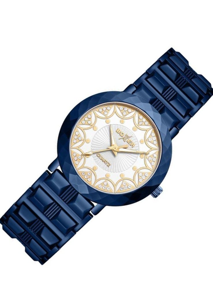 بوكسر ساعة يد بوكسر BX-073-7 للرجال، أنالوج، سوار أنيق من الفولاذ المقاوم للصدأ، تصميم قرص كلاسيكي - Image 2