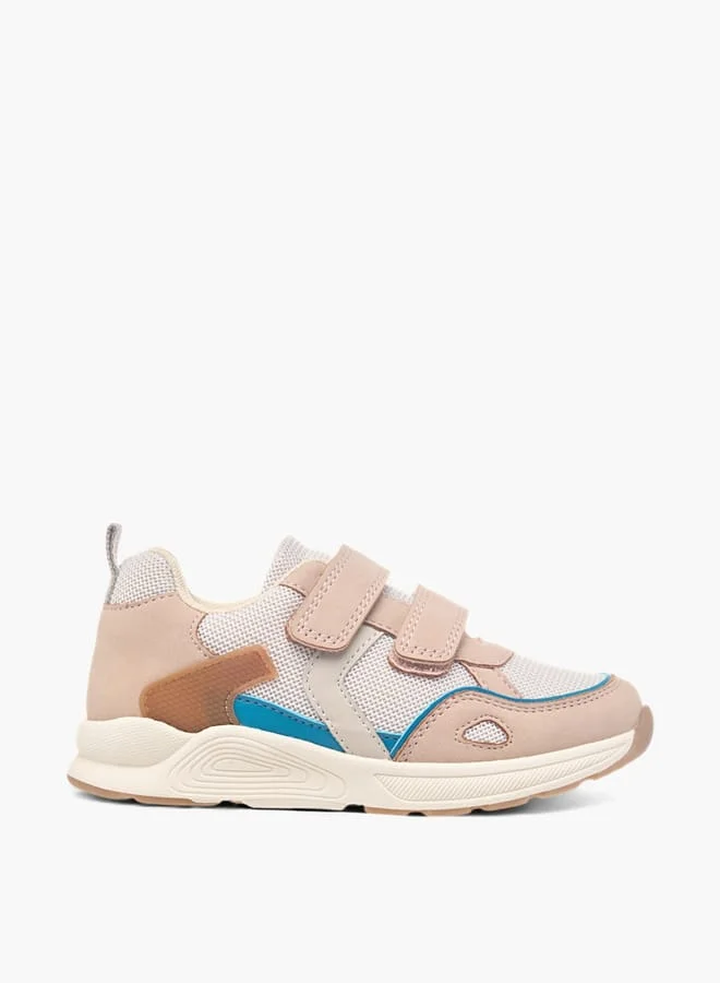 JUNIORS Boys Textured Sneakers With Hook And Loop Closure