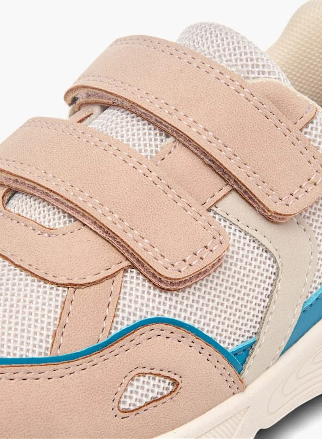 JUNIORS Boys Textured Sneakers With Hook And Loop Closure