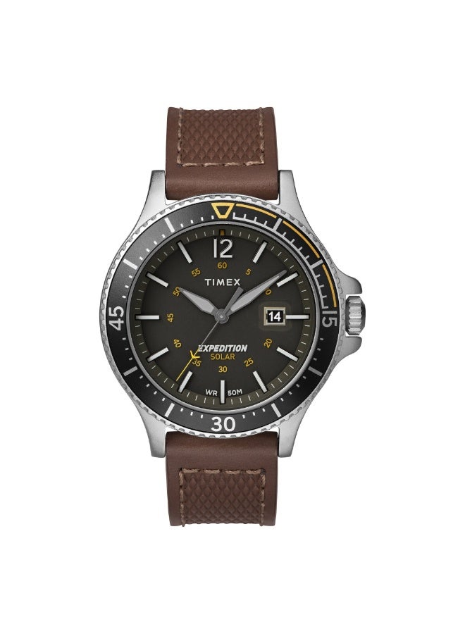 TIMEX Expedition Ranger Solar TW4B15100  MEN'S CLASSIC BRASS & LEATHER TIMEPIECE - Image 1