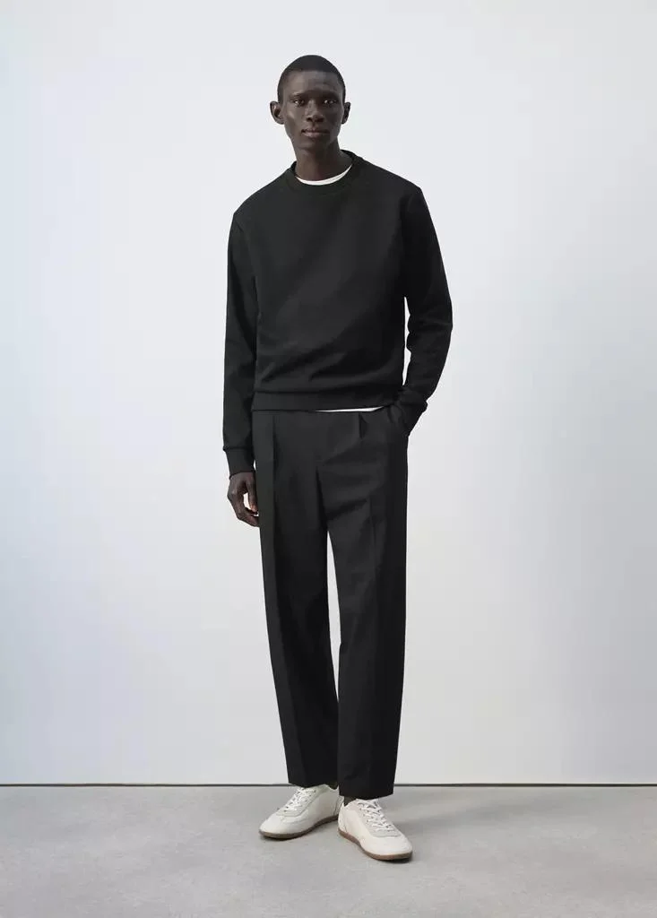 Mango Man  Cotton-Blend Regular-Fit Sweatshirt for Men | Best Price UAE