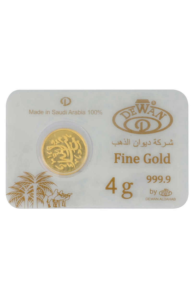 ديوان جنيه ذهب عيار 24 وزن 4 غرام - Image 1