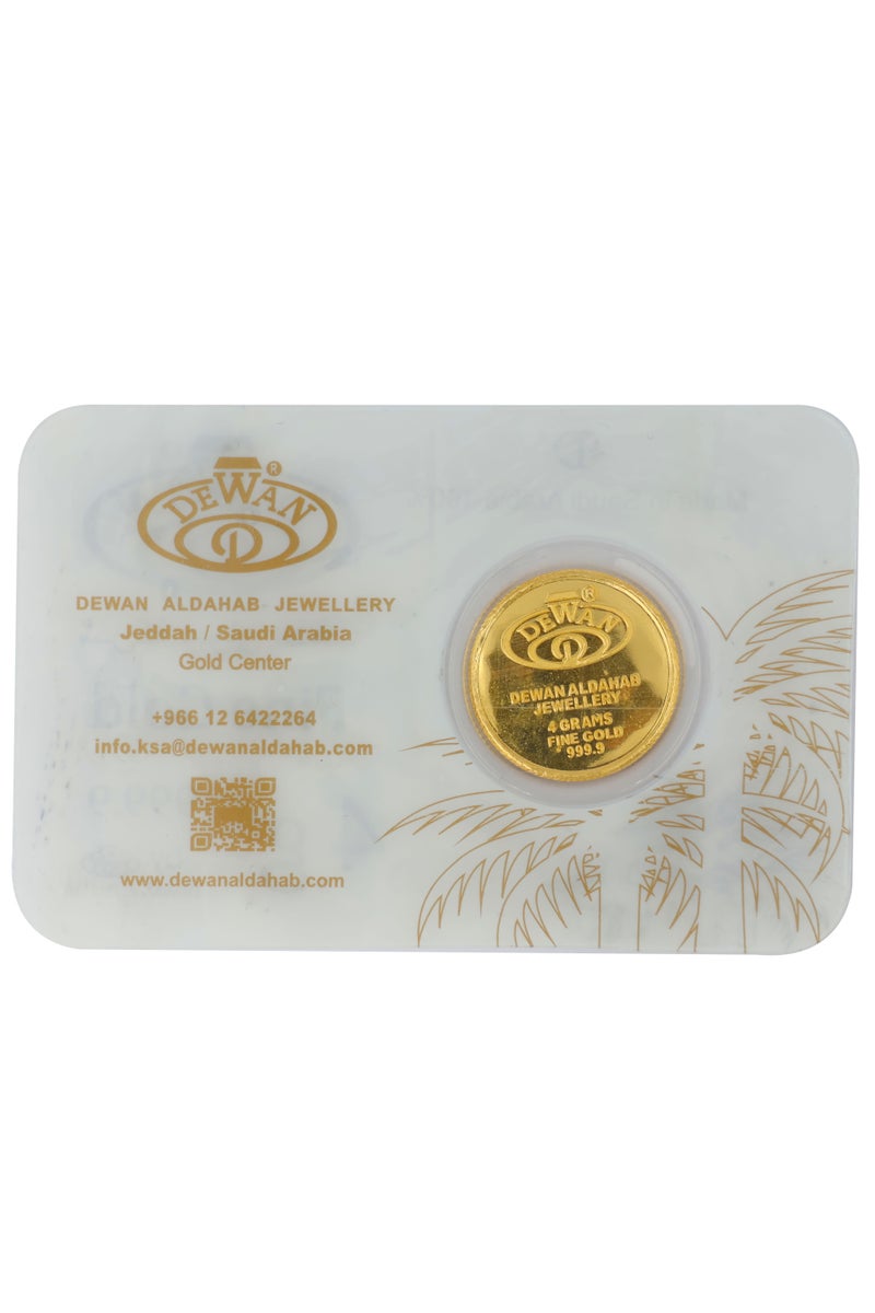 ديوان جنيه ذهب عيار 24 وزن 4 غرام - Image 2