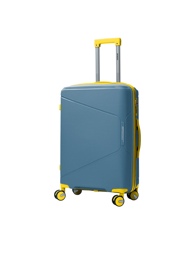 BRITISH TOURISTER Polypropylene Luggage Trolley 20 Inch Peacock Blue - Image 1