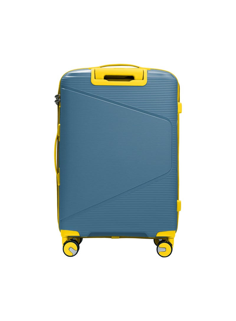 BRITISH TOURISTER Polypropylene Luggage Trolley 20 Inch Peacock Blue - Image 2