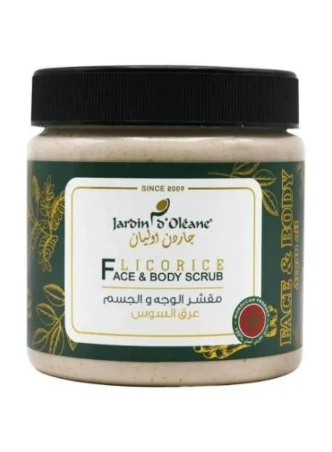 جاردن دي أوليان مقشر عرق السوس للوجه والجسم 500 مل