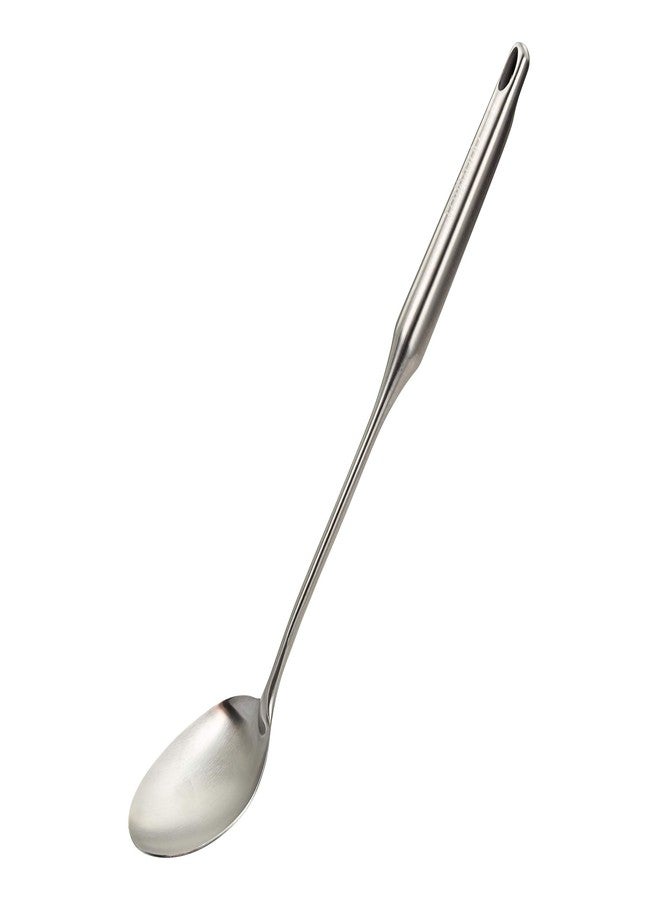 Millvado Stainless Steel Big Cooking Spoon, Kitchen Utensils and Gadgets, 15 Inch Large Spoon For for Cooking, Basting, Serving, Dishwasher Safe Metal Utensil, Durable, Solid Construction - Image 1