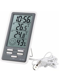 -803 Wired Alarm Temperature and Humidity Meter