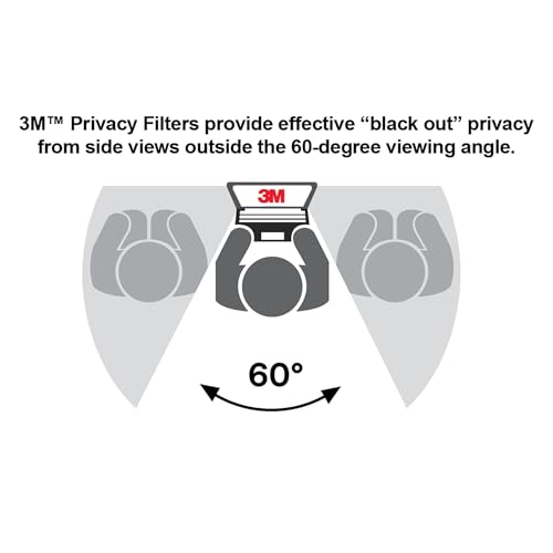 3M Frameless Blackout Privacy Filter for 18.5" Widescreen Flat Panel Monitor, 16:9 Aspect Ratio - Image 5