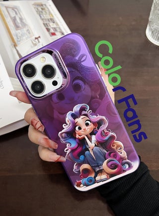 Purple/Cartoon Girl