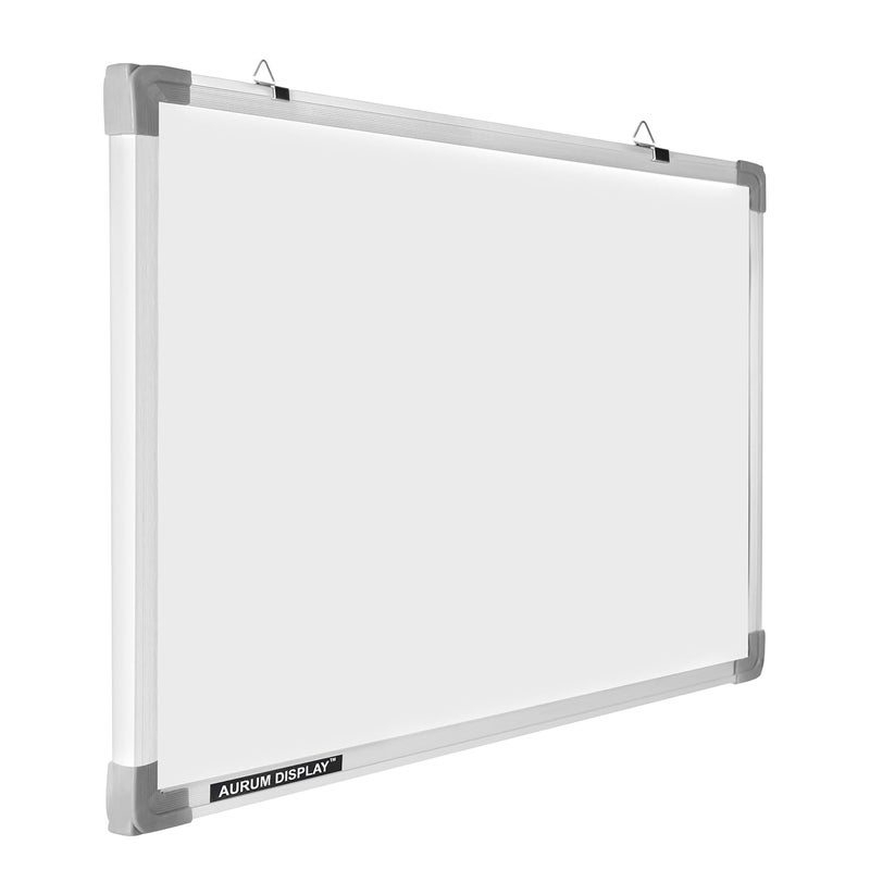Aurum display ? Classic Light Weight Aluminium Non-Magnetic Whiteboard (2 x 3 Feet) for Office, Home & School (Pack of 1) - Image 1