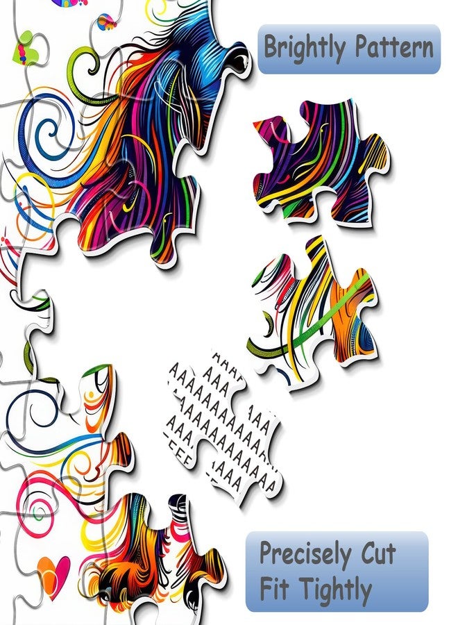 PPuzzling Colorful Dachshund Puzzles for Adults 1000 Pieces, Cute Dog Animal Jigsaw Puzzles, Funny Puppy Art Puzzle as Home Wall Decor - Image 4