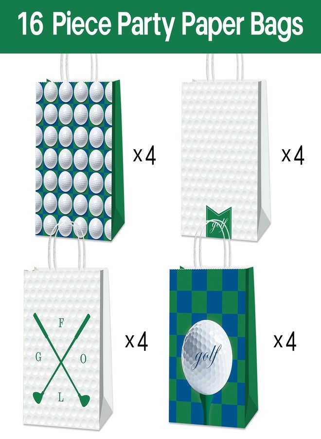 BQK 16Pcs Golf Goodie Bags Golf Themed Party Decorations Golf Party Favor Bags Golf gift bags Golf Birthday Party Supplies - Image 5