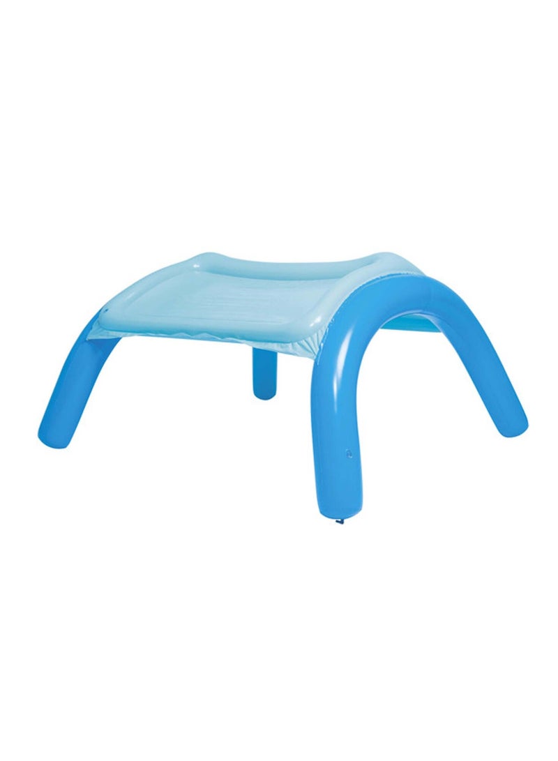 Bestway 🌞 Inflatable Kids Pool with Sunshade Roof – Easy Setup – 140×140×114 cm – Age 2+ – Includes Repair Patch – Model 52192  - Image 5