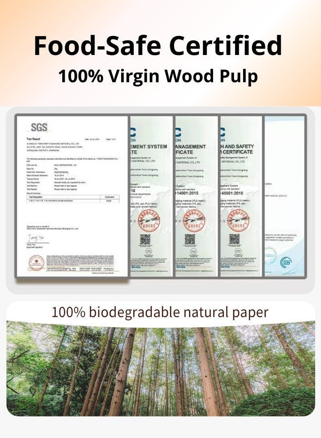 Coffee Filters, Size 02 Cone Natural Paper Filters, 100 Count 2-4 Cup, For Pour Over and Drip Coffee Maker (White V02) - Image 2