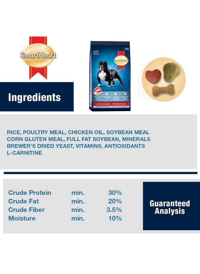 سمارت هارت مجموعة طعام جاف للكلاب البالغة من سمارت هارت باور باك 1 كجم - Image 5