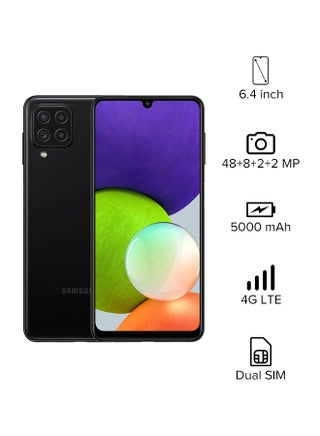 Galaxy A22 Dual SIM Black 6GB RAM 128GB 4G LTE - Middle East Version