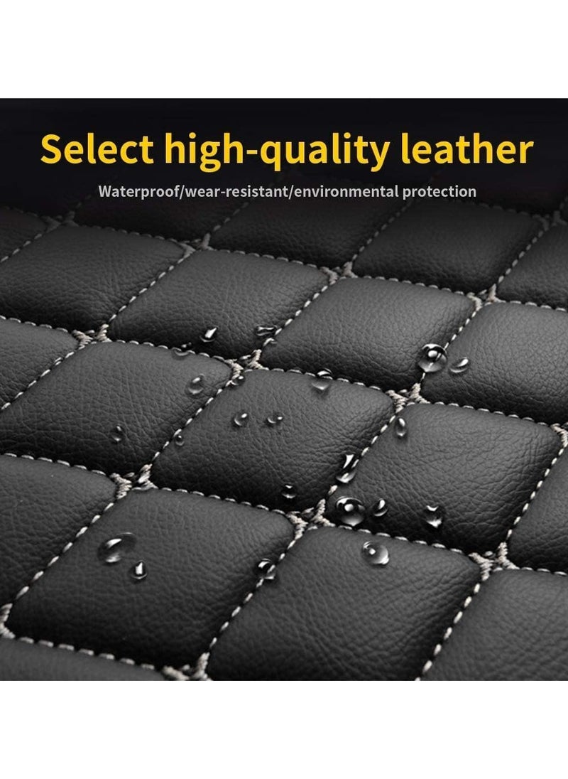 WINCA - Car Floor Mats Compatible With Ford Edge 2009-2013 PVC Leather Non-slip Weather Color Available (Safran) - Image 1