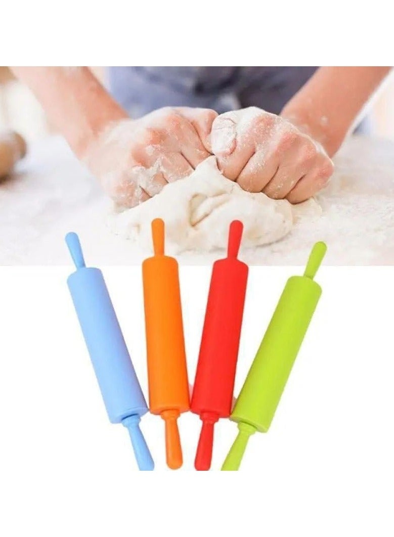 Silicone Rolling Pin for Baking Non-stick – Multicolor - Image 1