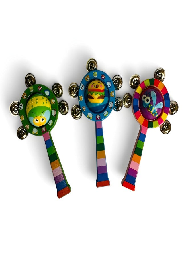 MarvelStore Wooden Rattles for Baby, Infants, New Born Babies Toys (0 to 6 to 12 Months) | Perfect for Early Music Education, Rhythm Practice, and Sensory Play (Multicolor) (Rattle Set 5) - Image 4