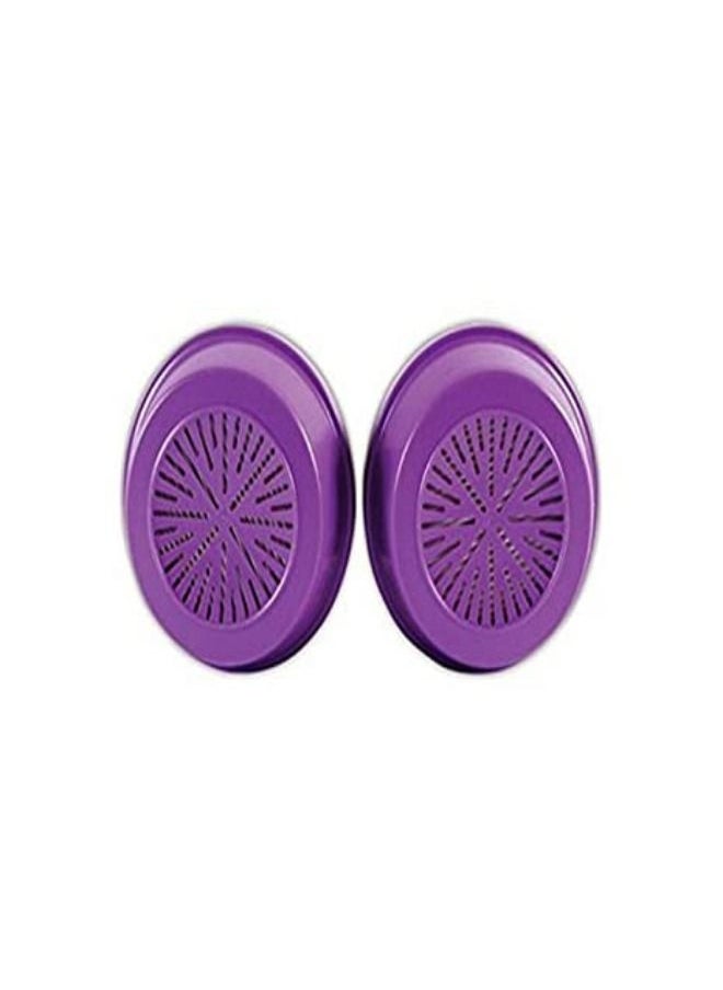 Honeywell - Honeywell North 75SCP100L Combination Gas and Vapor Cartridge with P100 Particulate Filter Purple 1 Pair - Image 1