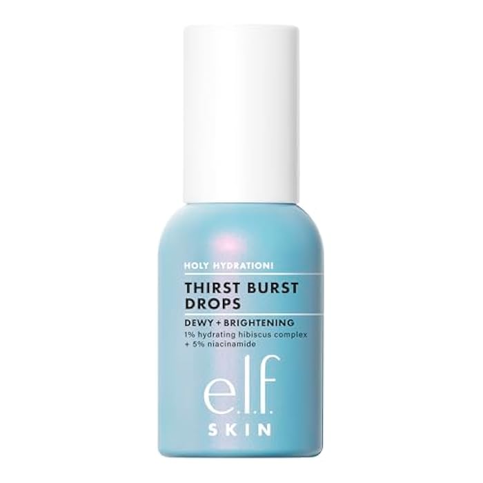 elf e.l.f. SKIN Holy Hydration! Thirst Burst Drops, Serum For A Radiant Complexion Instantly & Over Time, Made With Hyaluronic Acid, Vegan & Cruelty-Free - Image 1