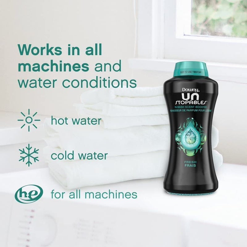 Downy Unstopables Laundry Scent Booster Beads for Washer, Fresh Scent, 20.1 Oz - Image 2