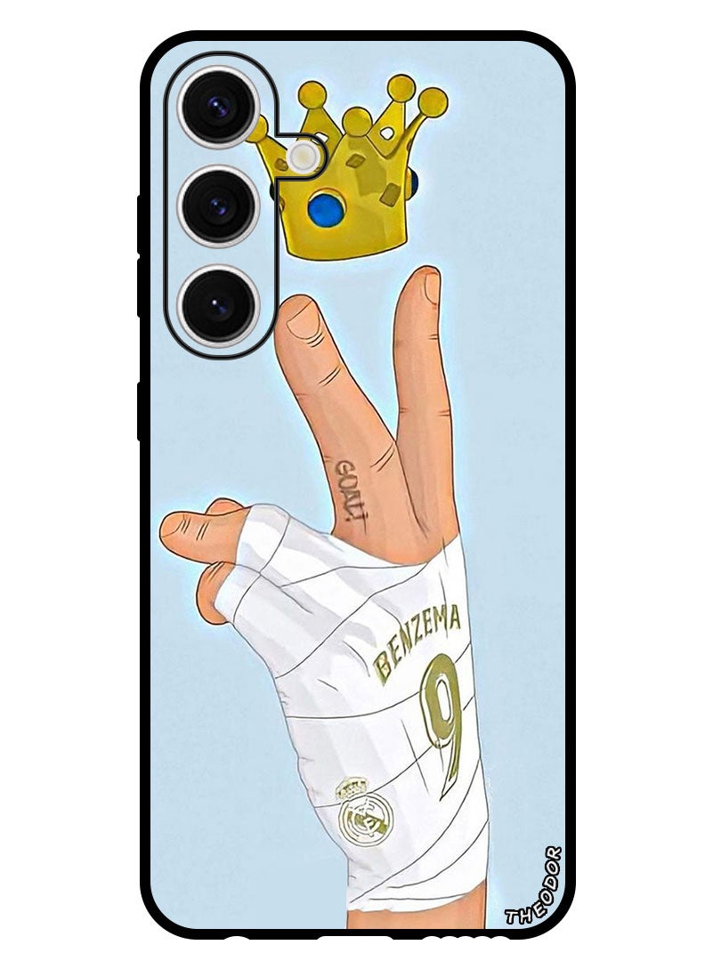 Theodor Protective Case Anti Scratch Shock Proof Bumper Cover For Samsung Galaxy S24 Plus Kareem Benzema - Image 1
