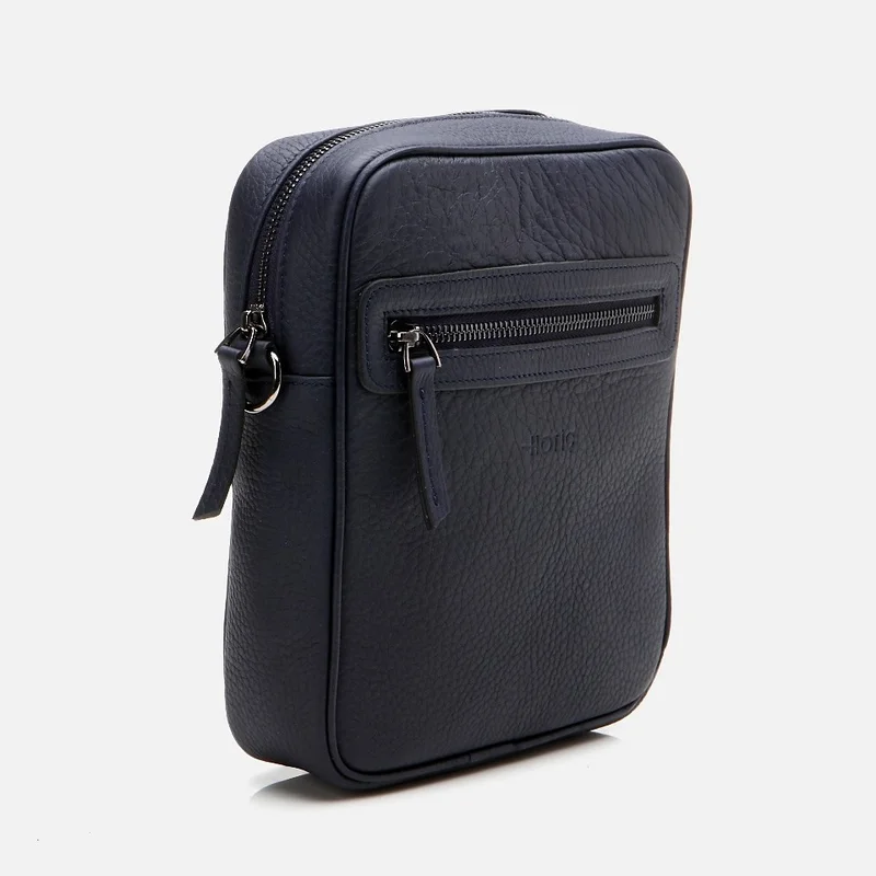Hotiç 04CAH303440A680 GENUINE Leather Navy Blue Men's Bag