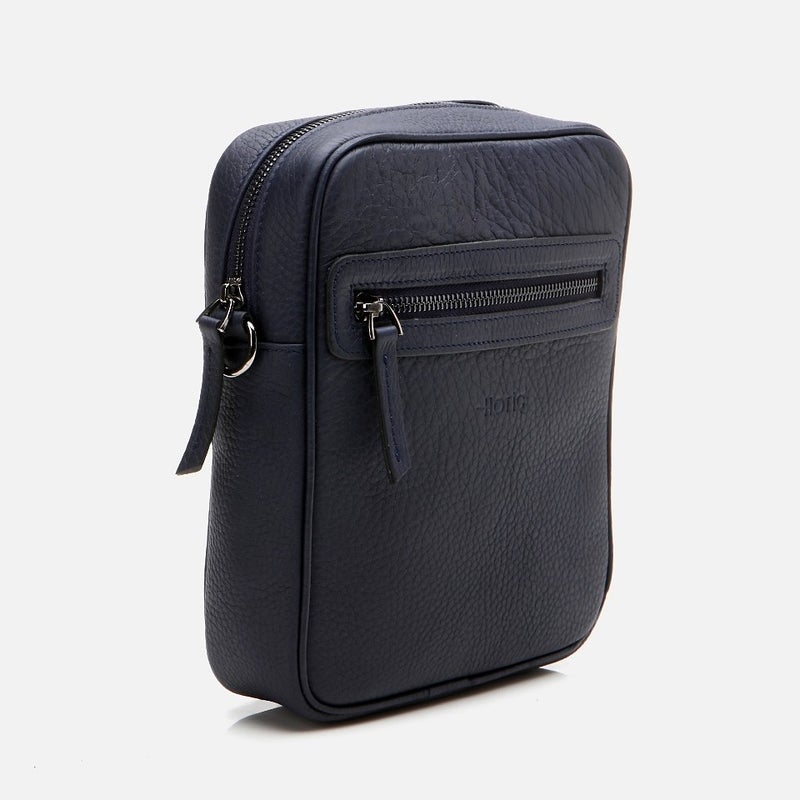 Hotiç 04CAH303440A680 GENUINE Leather Navy Blue Men's Bag  - Image 5