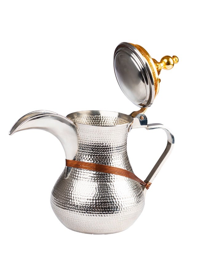 AL RIMAYA Dotted Dallah Golden Lid - Image 4