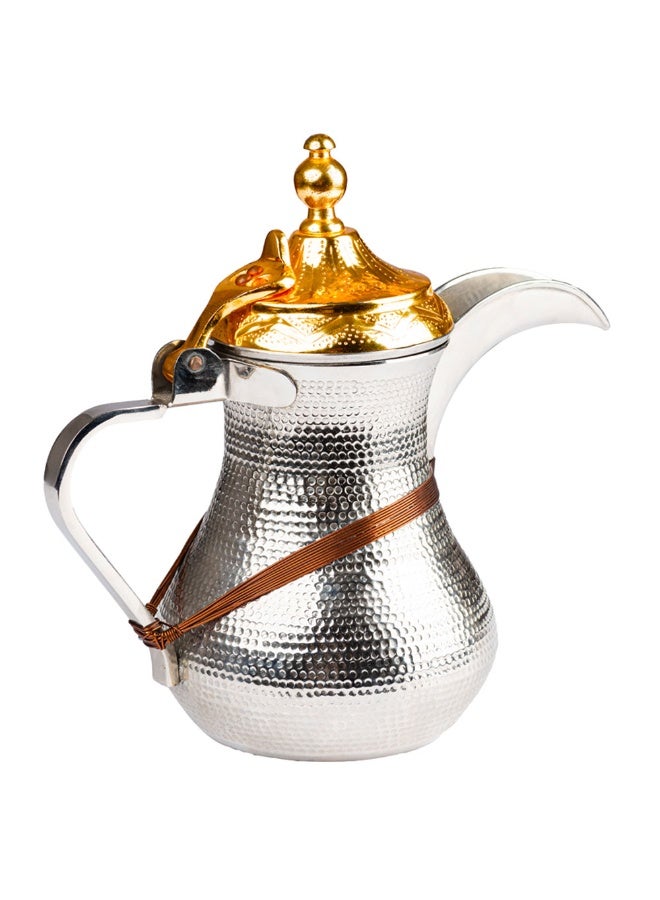 AL RIMAYA Dotted Dallah Golden Lid - Image 3