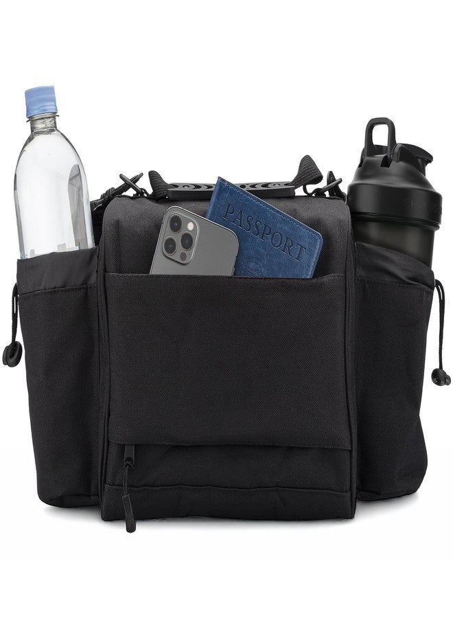 Hydra Cup Meal Prep Lunch Bag, Insulated Travel Lunch Box Included with Containers, Shaker Bottle, Funnels, Ice Packs, Cup Holder and Luggage Sleeve - Image 4