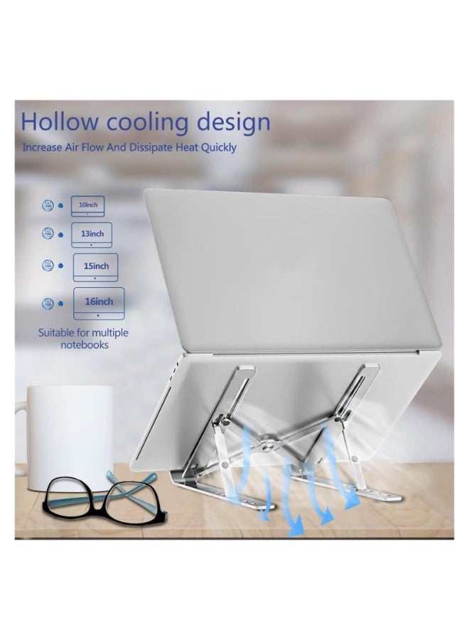 Adjustable Laptop Stand – Ergonomic, Foldable, Portable Notebook Riser for Desk Use - Image 5