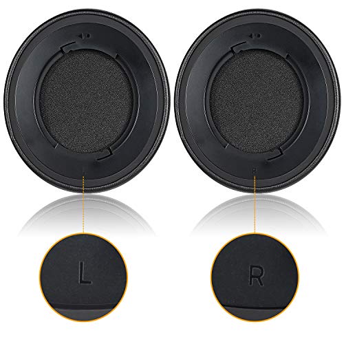 Jarmor Kraken Pro V2 - Oval Earpads, JARMOR Replacement Memory Foam Ear Cushion Kit Pad Cover for Razer Kraken Pro V2 - Oval Ear Headphone ONLY – Oval (Black) - Image 4