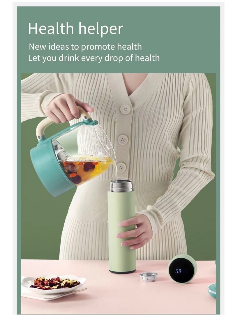 Green Stainless Steel Thermos Cup, Water Cup  - Image 2