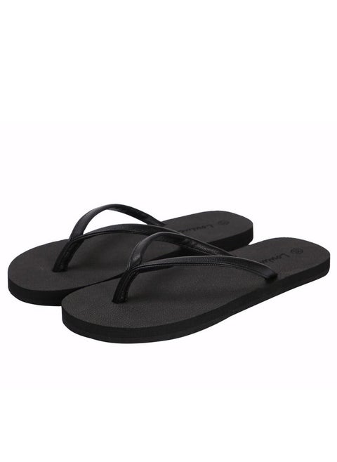 Men/Women New Clip On Flip-flops Casual Beach Slippers Black