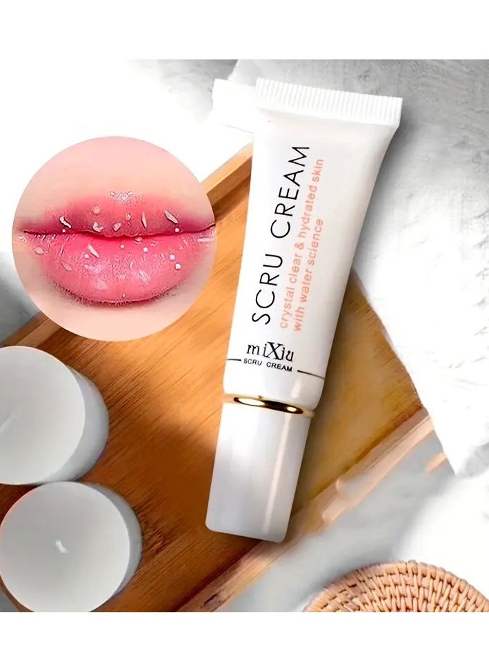 Generic 2Pcs Lip Scrub & Care Gel Set | Exfoliates Dead Skin, Reduces Dark Lips & Dryness | Moisturizing Dark Lip Corrector | For All Lip Types  - Image 1