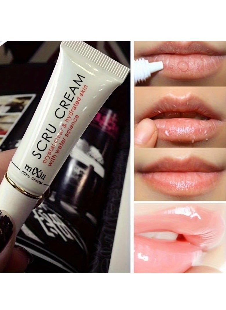 Generic 2Pcs Lip Scrub & Care Gel Set | Exfoliates Dead Skin, Reduces Dark Lips & Dryness | Moisturizing Dark Lip Corrector | For All Lip Types  - Image 2