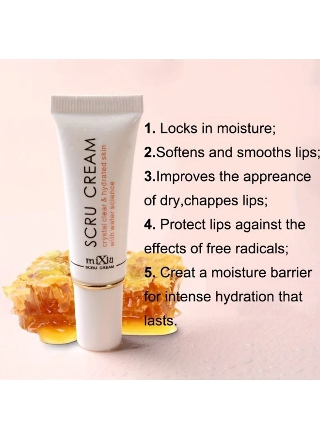 Generic 2Pcs Lip Scrub & Care Gel Set | Exfoliates Dead Skin, Reduces Dark Lips & Dryness | Moisturizing Dark Lip Corrector | For All Lip Types  - Image 4