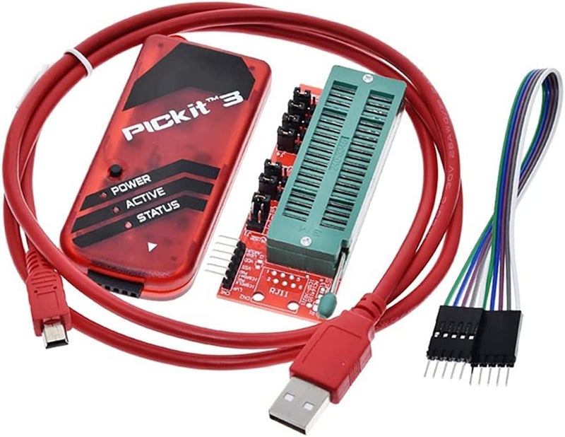 REES52 PICKIT3 Programmer + PIC ICD2 PICKit PICKIT 3 Programming Adapter Universal Programmer Seat FZ0508 - Image 2