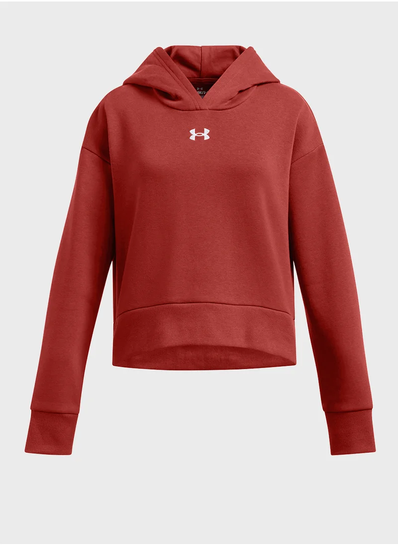 اندر ارمور Girls' Rival Fleece Hoodie