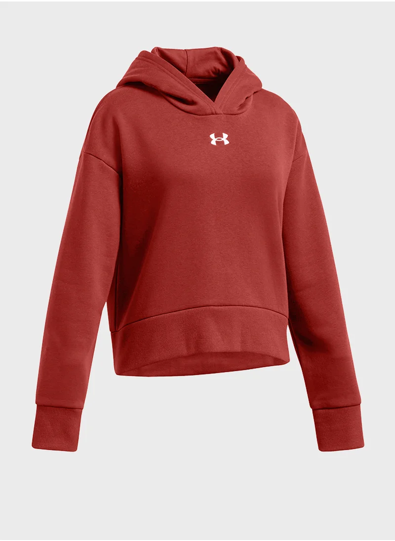 اندر ارمور Girls' Rival Fleece Hoodie