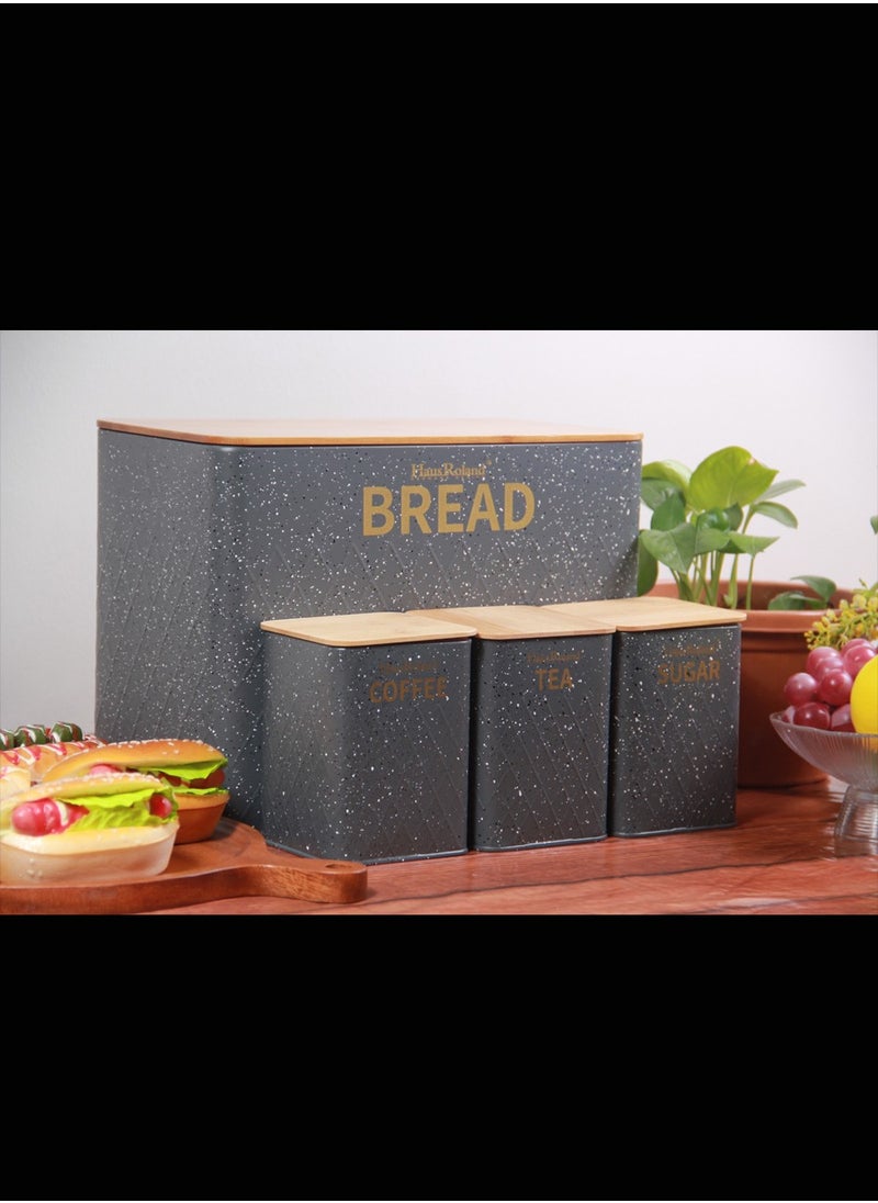 Generic - Aisha bread box with storage jars - Image 1