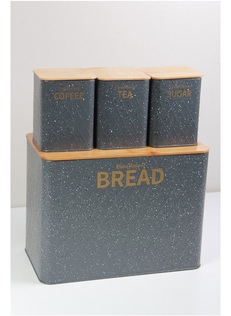 Generic - Aisha bread box with storage jars - Image 1