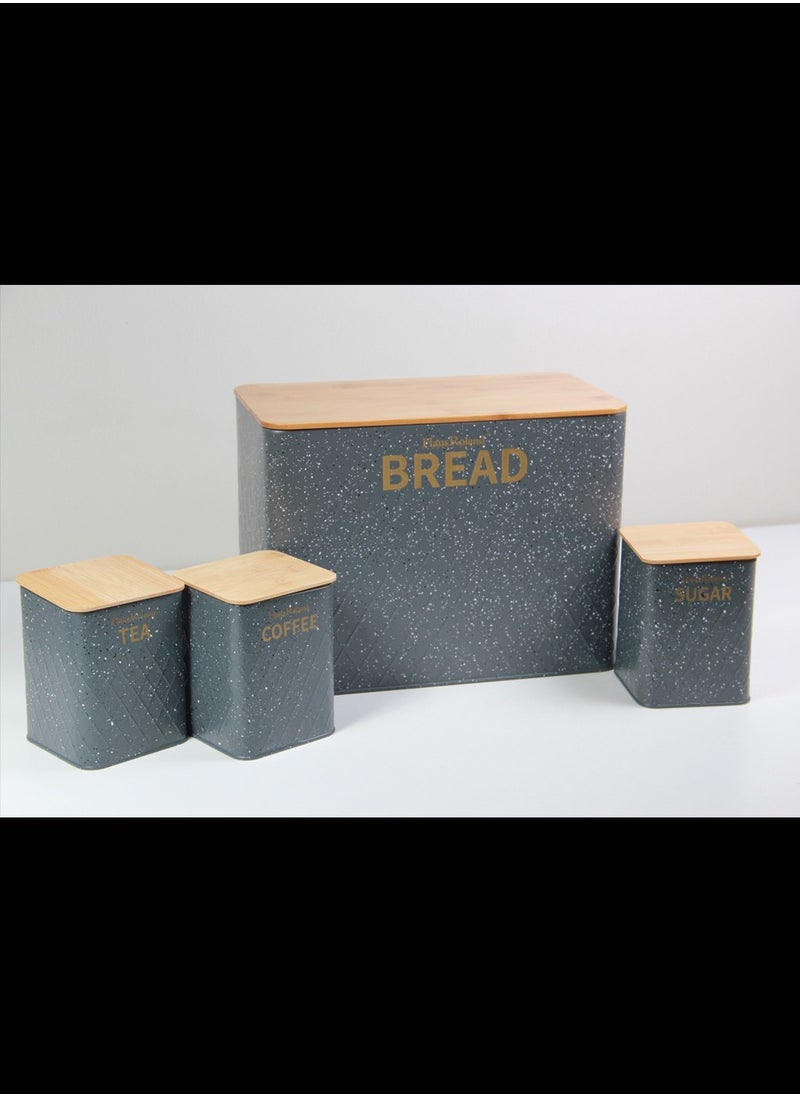 Generic - Aisha bread box with storage jars - Image 1